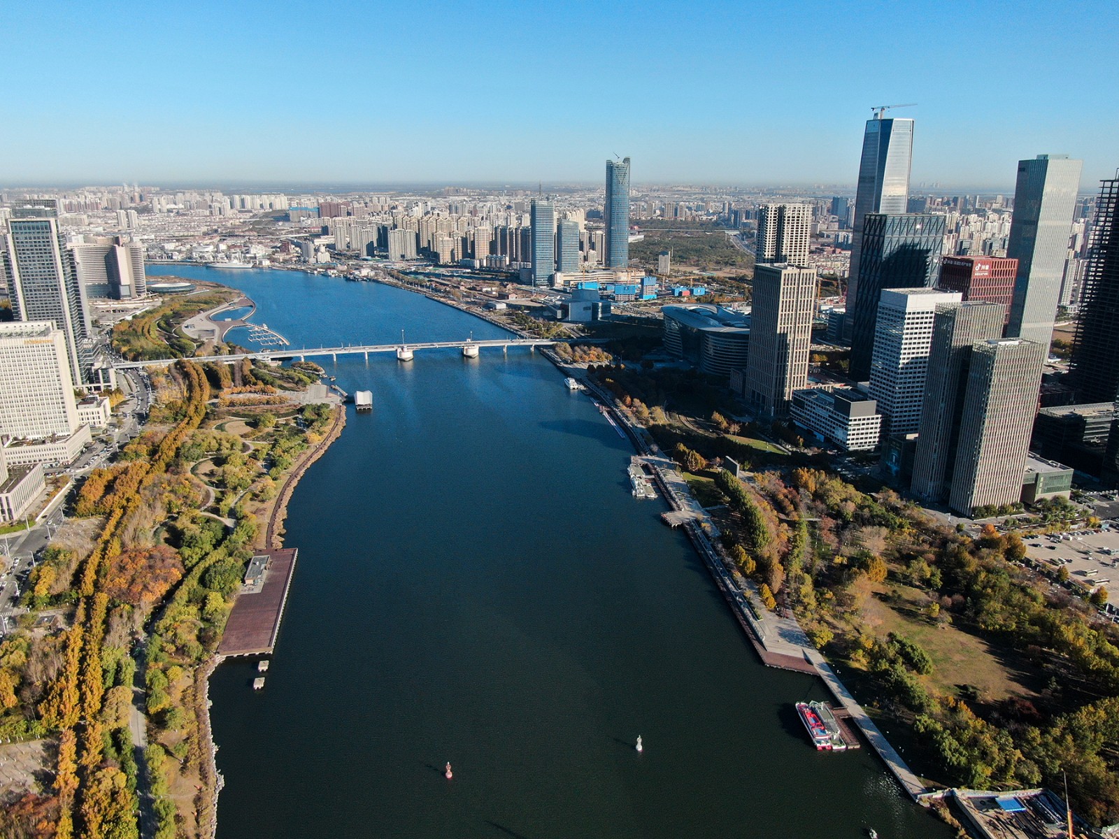 冬日暖阳 “于响”双园绘就滨城初冬生态画卷