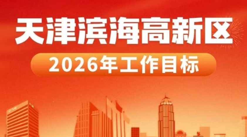  图解 | 天津滨海高新区2026年工作目标
